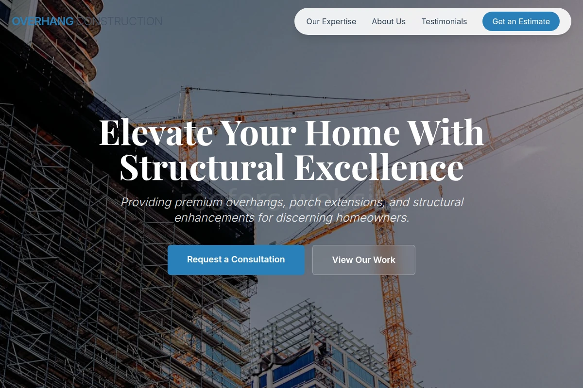 Overhang Construction