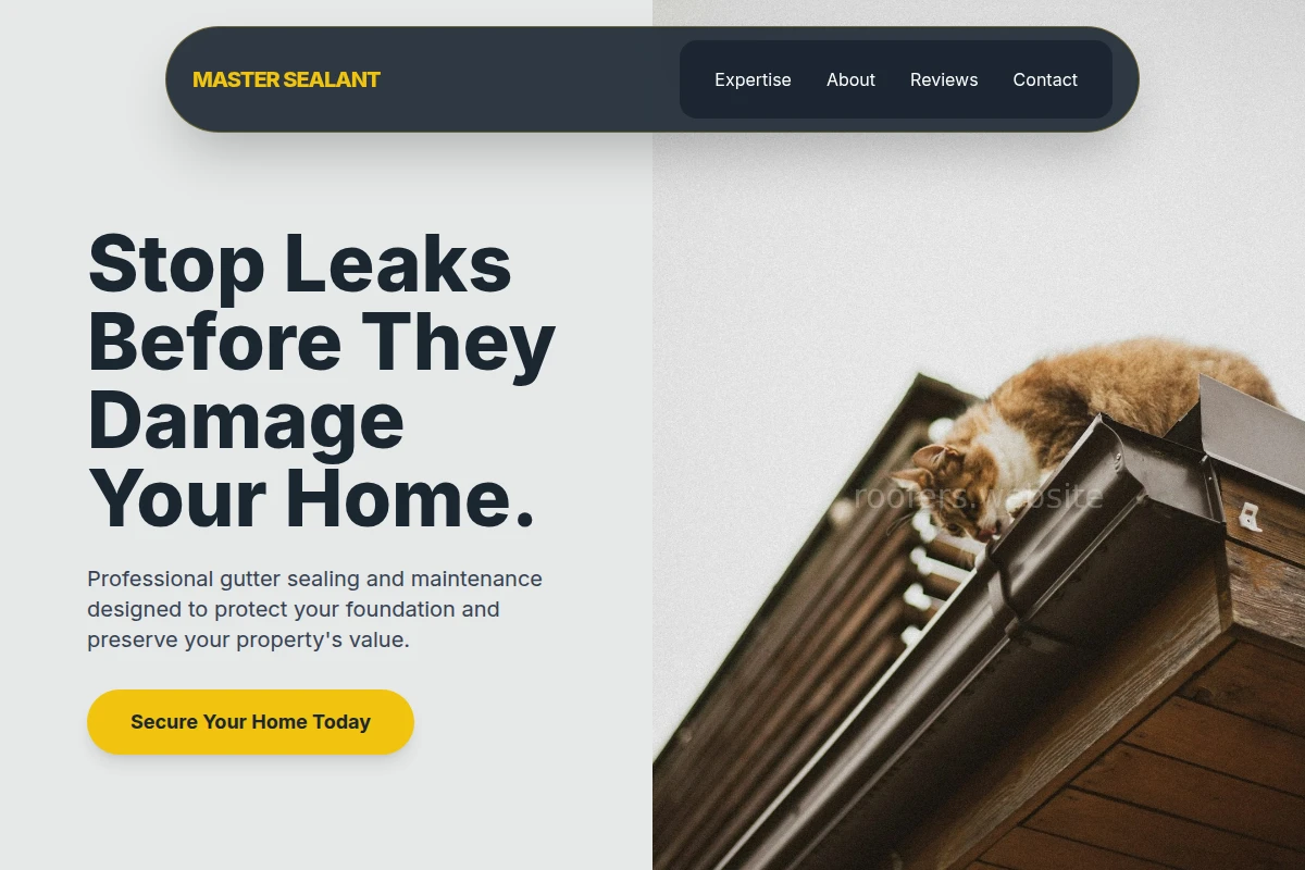 Sealant Gutter