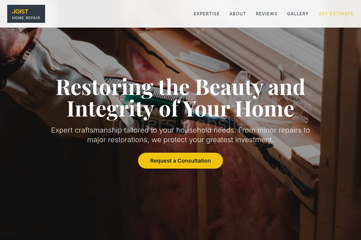 Joist Home Repair