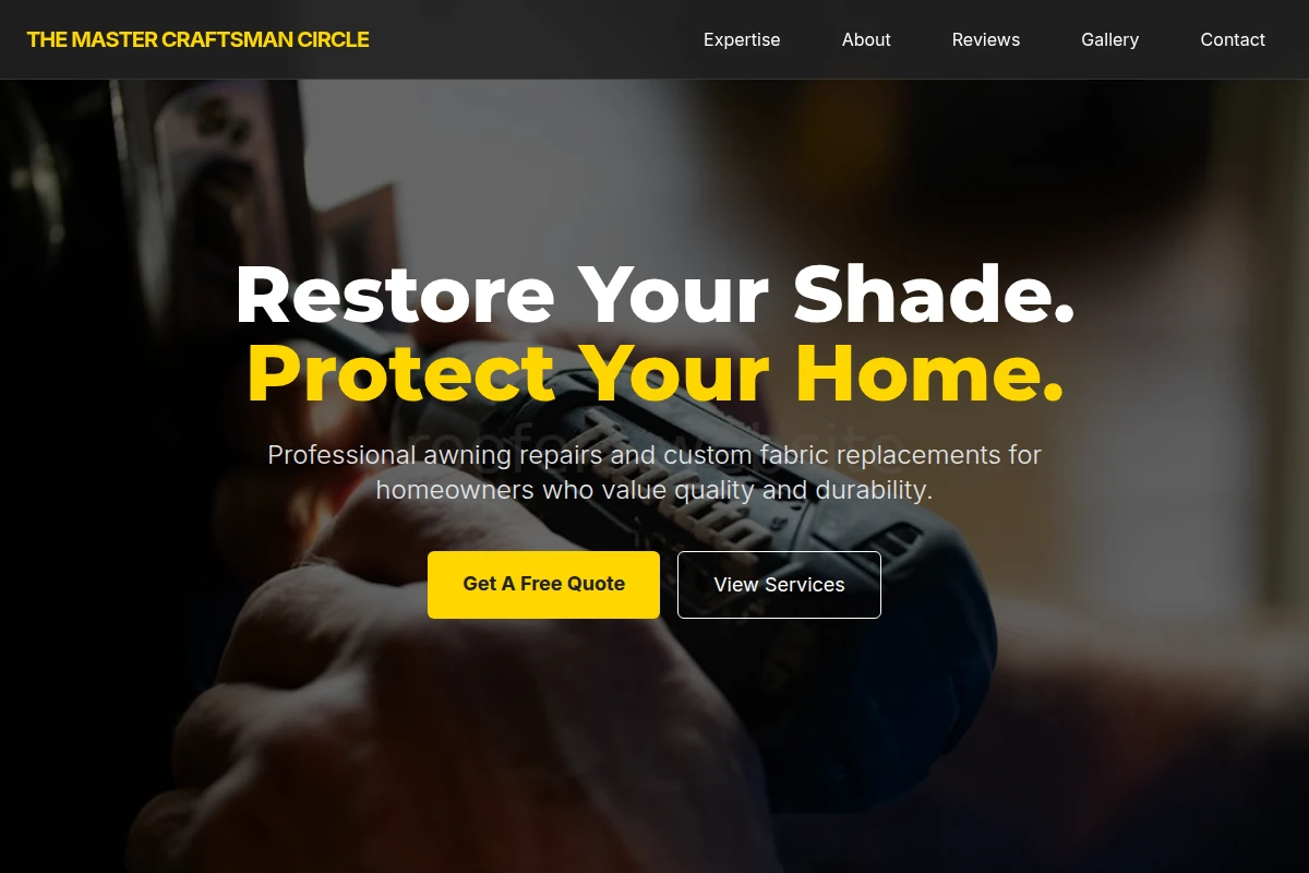 Awning Home Repair